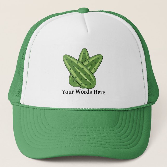 Canned Pickles Vendor food hat (Front)