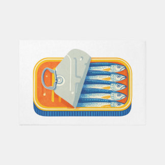 Canned Pilchards Design Indoor Rug