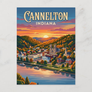 Cannelton USA Postcard