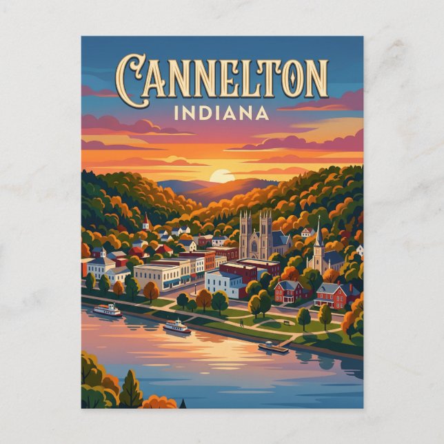 Cannelton USA Postcard (Front)