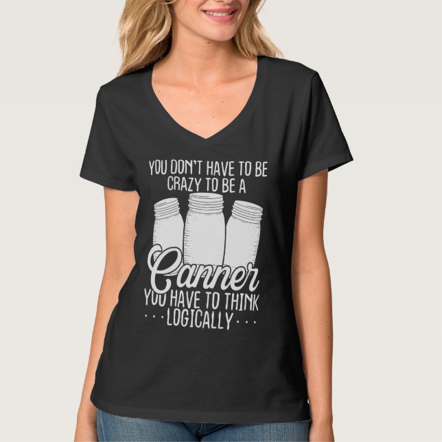 Canner Homegrown Food Perservation Homestead Canni T-Shirt (Front)