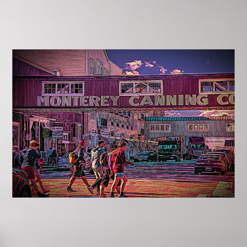Cannery Row on a poster