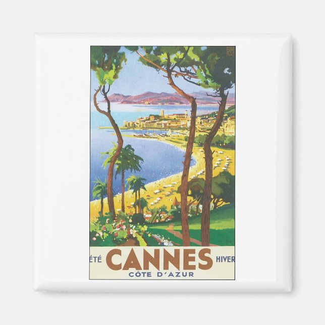 Cannes Cote D' Azur Magnet (Front)