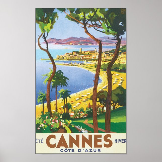 Cannes Cote D' Azur Poster (Front)