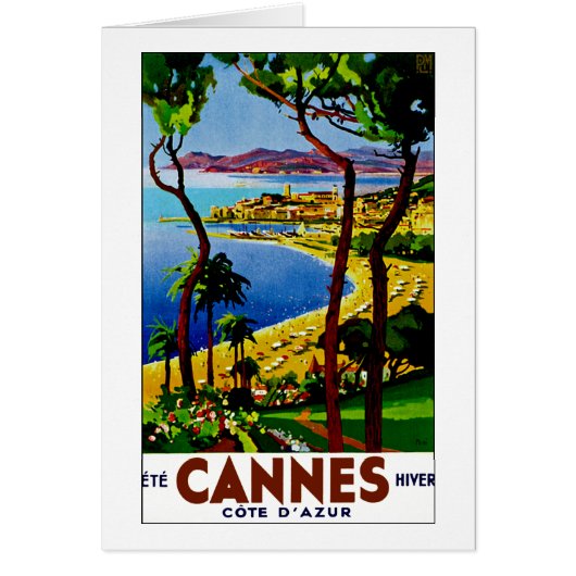 Cannes ~ Cote d'Azur Cards (Front)