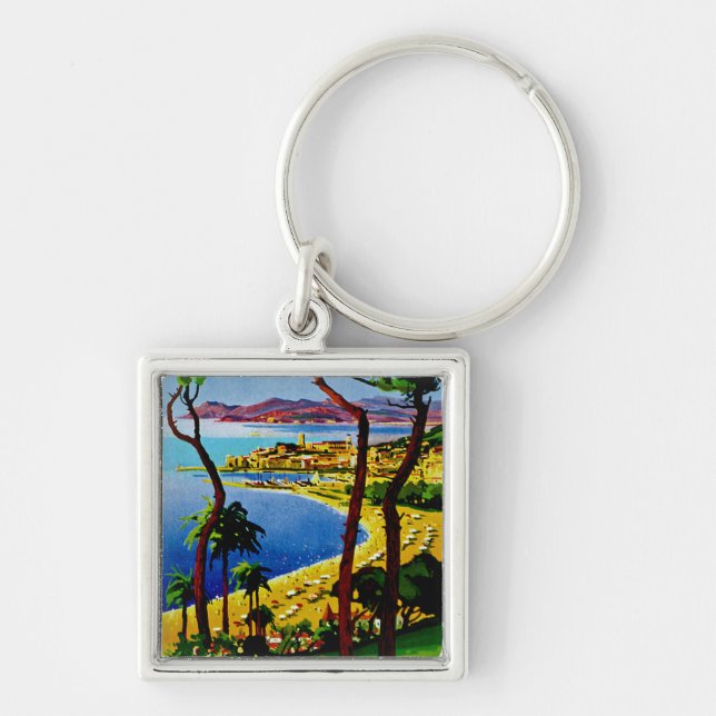 Cannes ~ Cote d'Azur Keychain (Front)
