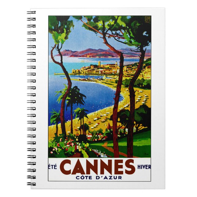 Cannes - Cote d'Azure Notebook (Front)