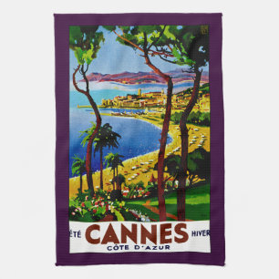 Cannes - Cote d'Azure Towel