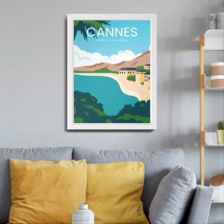Cannes French Riviera Framed Art