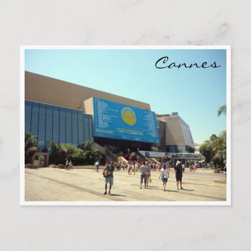 cannes palais postcard