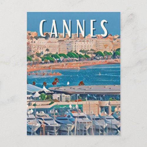 Cannes Photo Vintage Postcard