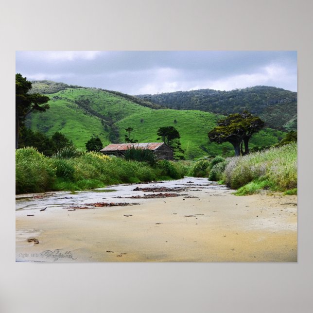 Cannibal Bay : Caitlins : New Zealand Poster (Front)