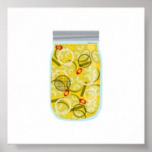 Canning Food - Bread and Butter Pickles Poster