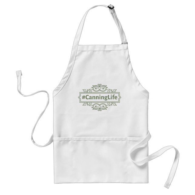 Canning Life Adult Apron (Front)