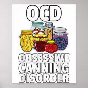 Canning Season Gift Jar Pickling Gardener _1  Poster
