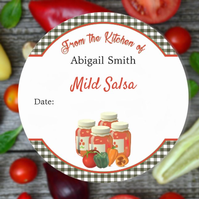 Canning Sticker Salsa Veggies (Creator Uploaded)