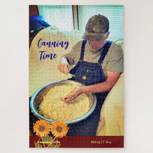 Canning Time  Country Life _ Plants Jigsaw Puzzle