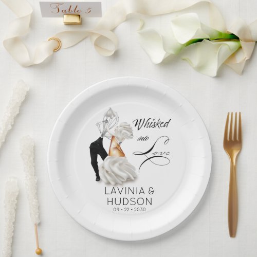 Cannoli Whisk First Dance Funny Wedding Paper Plates
