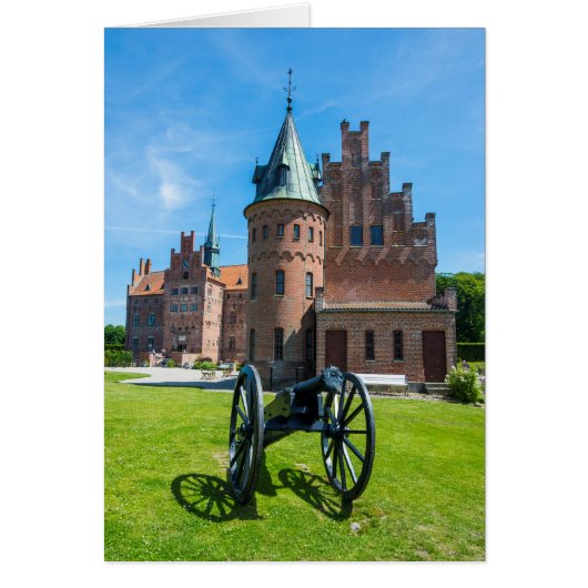 Cannon At Castle Egeskov Cards (Front)