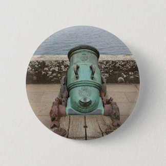 cannon badge pinback button