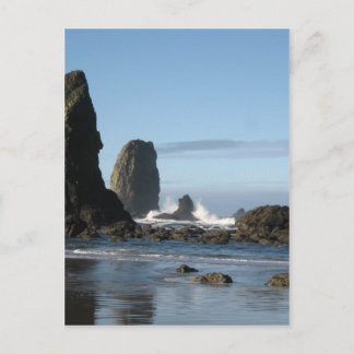 Cannon Beach and Haystack Rock wrapping paper Postcard