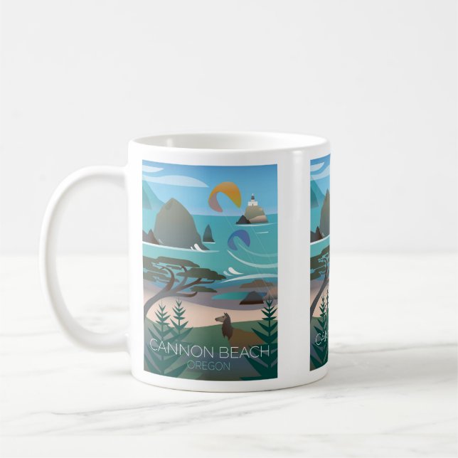 Cannon Beach Mug (Left)