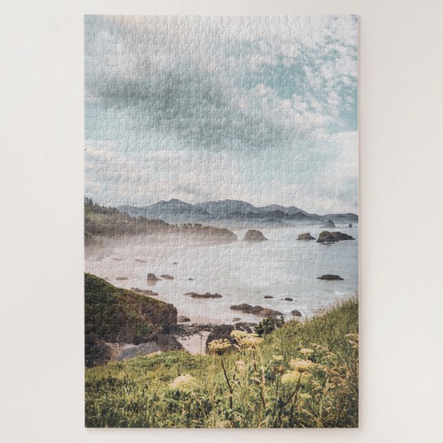 Cannon Beach Ocean Views Jigsaw Puzzle (Vertical)
