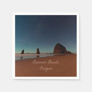 Cannon Beach Oregon Haystack Rock Napkins