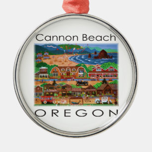 Cannon Beach ~ Oregon Metal Ornament