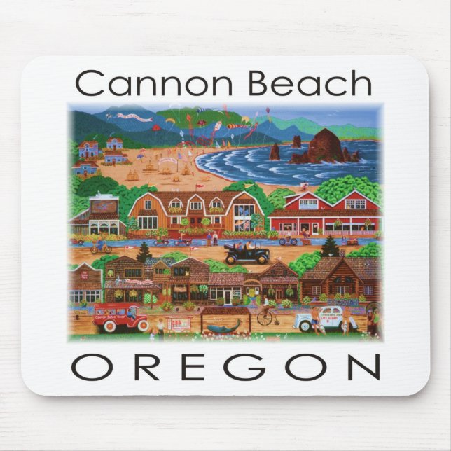Cannon Beach ~ Oregon Mouse Pad (Front)