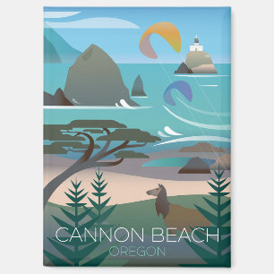 Cannon Beach, Oregon Refrigerator Magnet