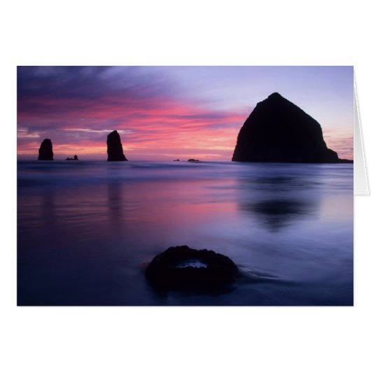 Cannon Beach Sunset Cards (Front Horizontal)