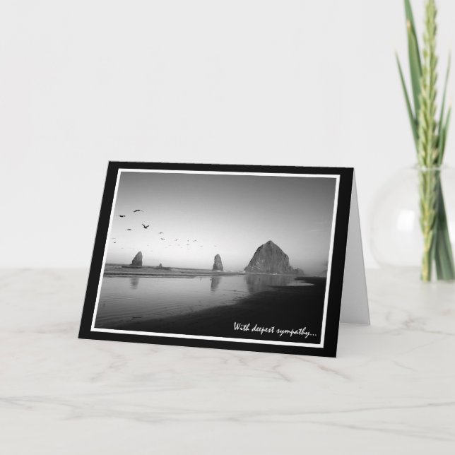 Cannon Beach Sympathy Card (Front)