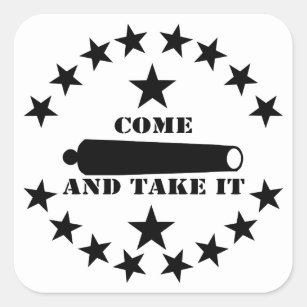 Come and Take it Back Window Decal Black/White