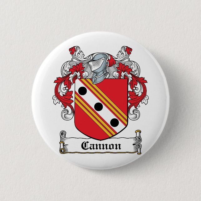 Cannon Family Crest Button (Front)