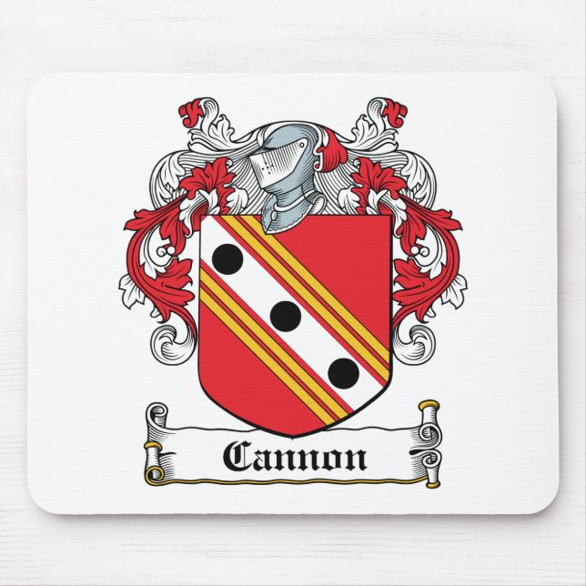 Cannon Family Crest Mouse Pad (Front)