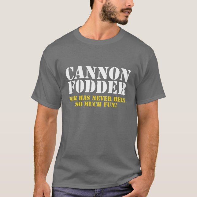 Cannon Fodder Retro T-shirt (Front)