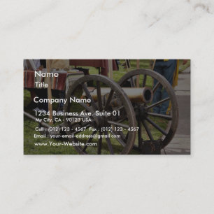 Cannon In Old Town San Diego Business Card