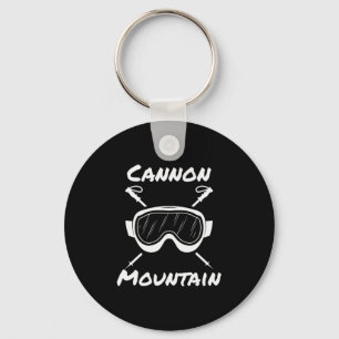 Cannon Mountain Franconia Notch Skiing Skier Ski G Keychain