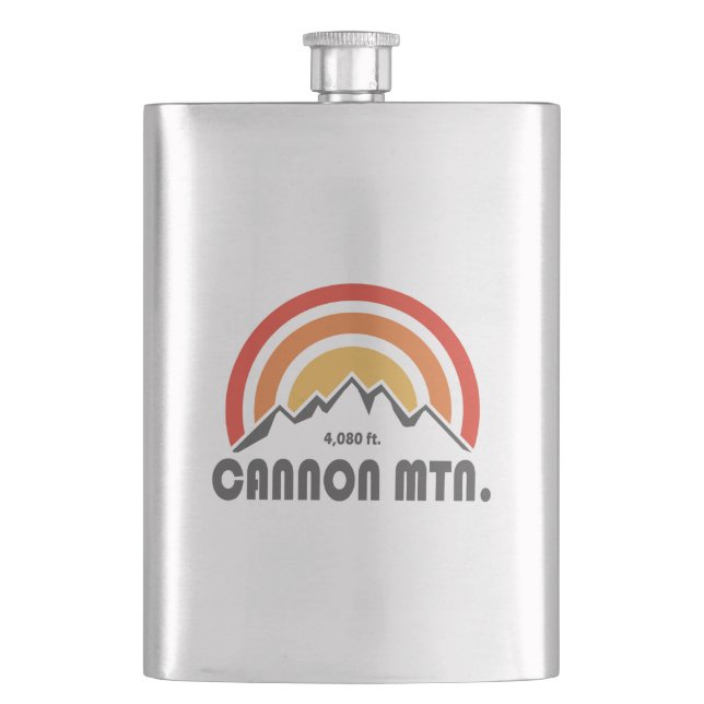 Cannon Mountain New Hampshire Flask (Front)