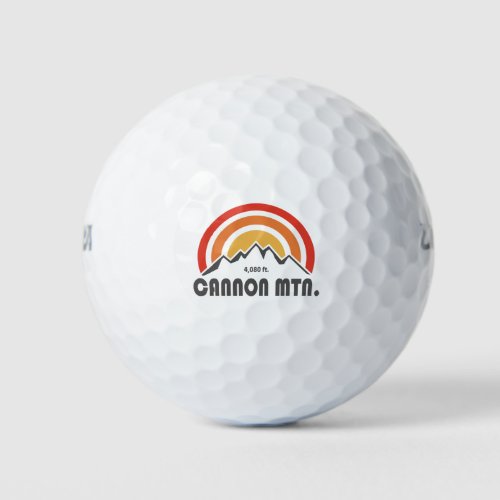 Cannon Mountain New Hampshire Golf Balls