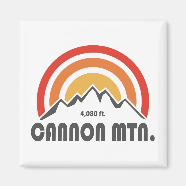 Cannon Mountain New Hampshire Magnet (Front)