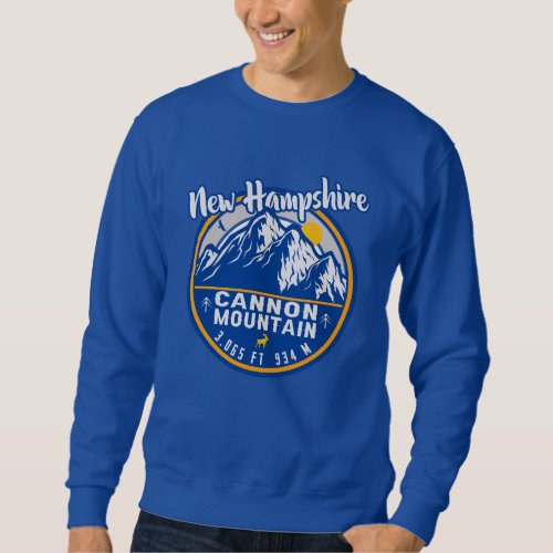 Cannon Mountain New Hampshire _ Retro Souvenirs Sweatshirt