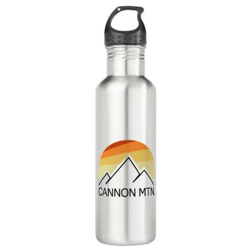 Cannon Mountain New Hampshire Retro Stainless Steel Water Bottle
