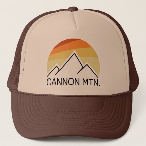 Cannon Mountain New Hampshire Retro Trucker Hat