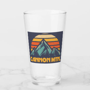 Cannon Mountain New Hampshire Retro Turquoise Glass