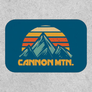 Cannon Mountain New Hampshire Retro Turquoise Patch