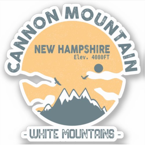 Cannon Mountain New Hampshire _ Retro vintage Sticker