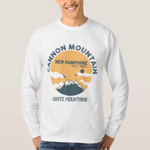 Cannon Mountain New Hampshire _ Retro vintage T_Shirt
