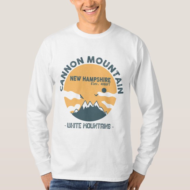 Cannon Mountain New Hampshire - Retro vintage T-Shirt (Front)